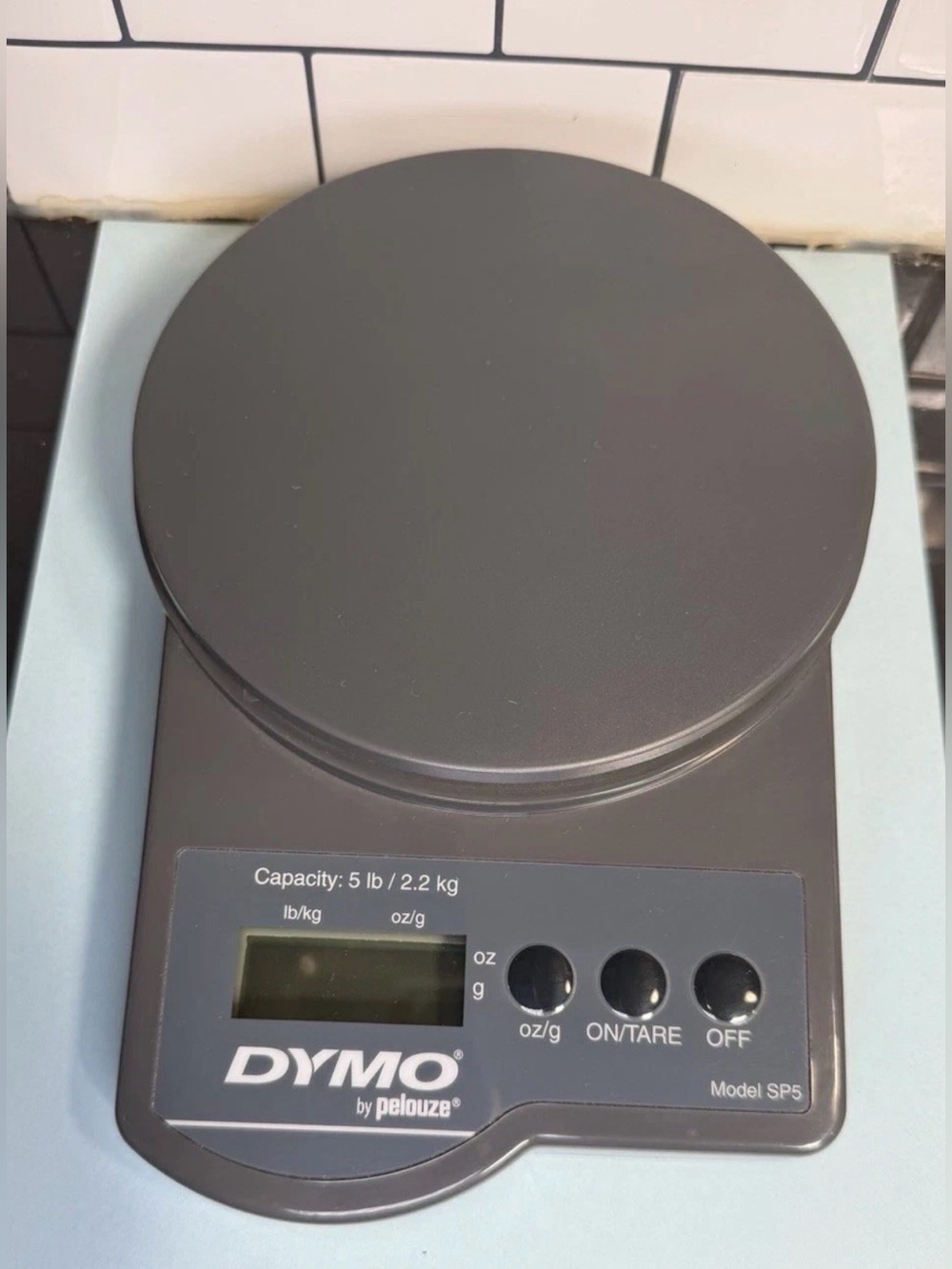 DYMO By Pelouze Digital Scale Model SP5 5lb / 2.2kg 9V Mailing Shipping TESTED
